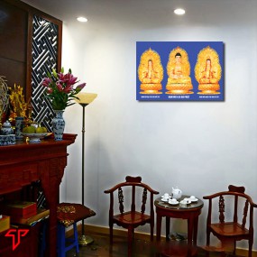 Tranh phật giáo tam thánh